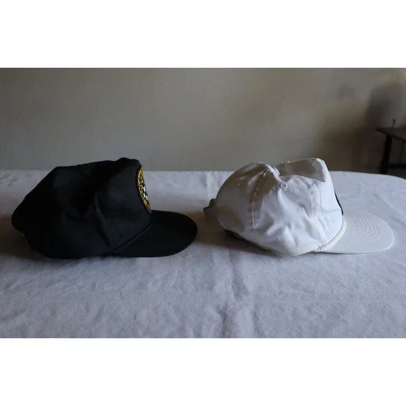 Denver Corvette Association DCA Patch Black Hat +Bonus White Hat (bad condition) - Picture 5 of 16